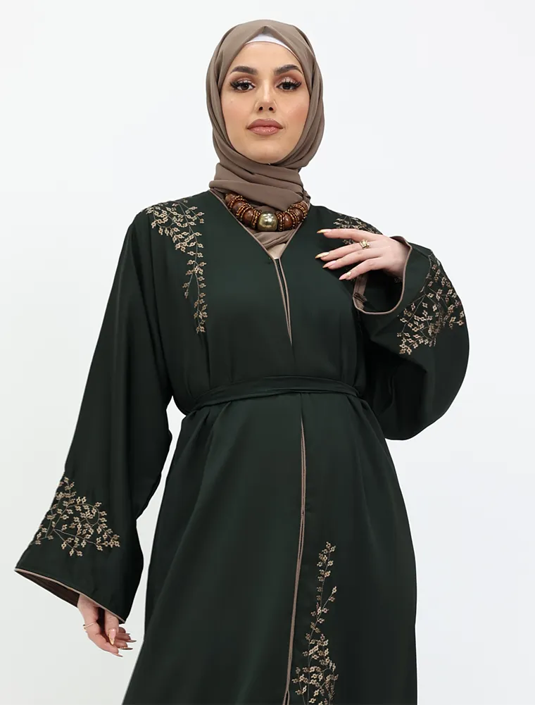 Green Huraira Abaya